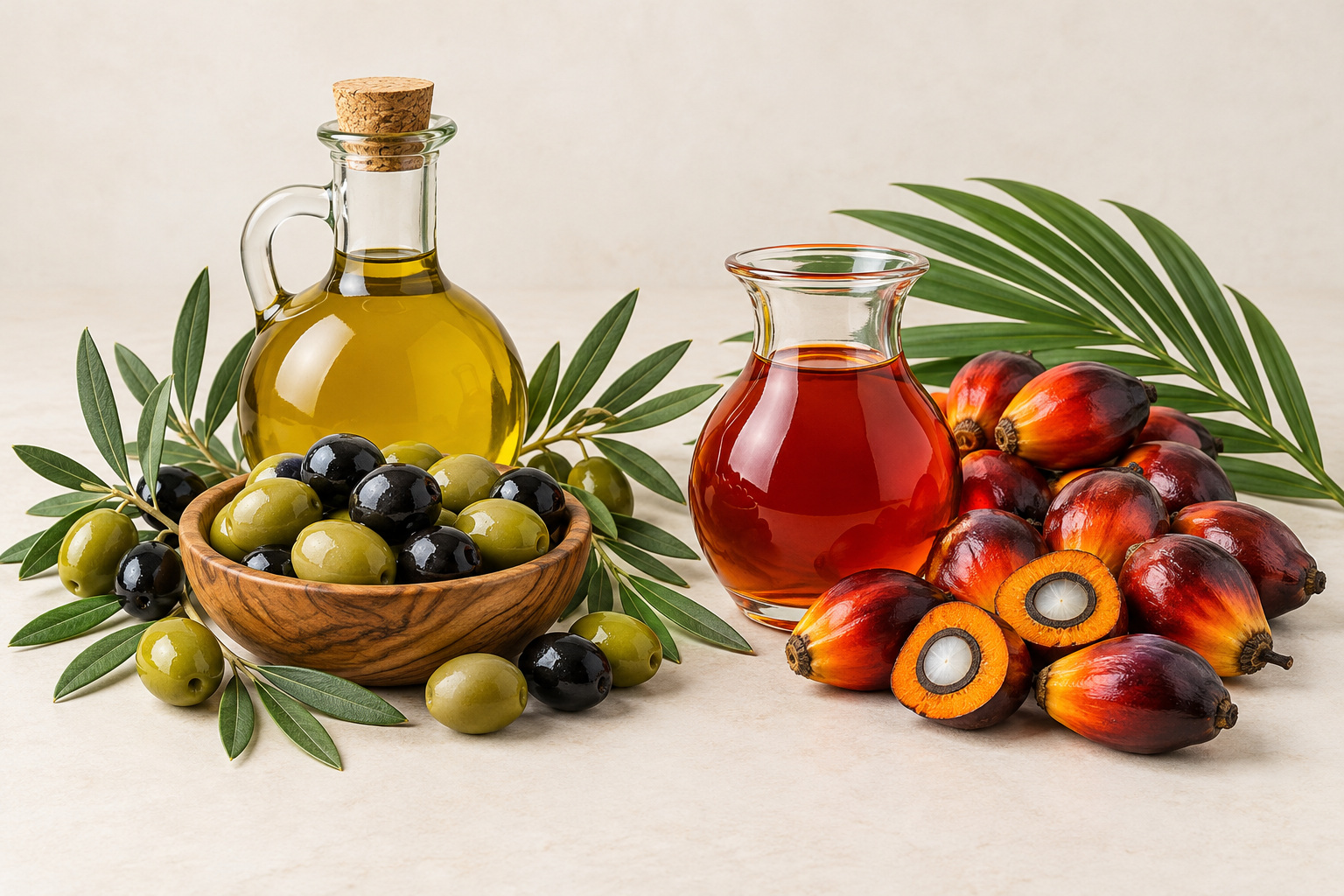 Olive & huile de palme — illustration du produit